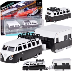 Maisto metāla modelis VOLKSWAGEN Van Samba ar kemperi 1:64