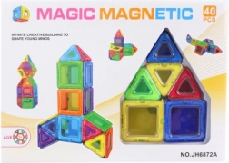 Magnētiskā konstruktora komplekts Magic Magnetic 40 gab.