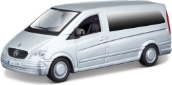 Metāla modelis Mercedes-Benz Vito 1:32, sudrabots