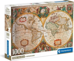 1000-Piece Puzzle Old Map