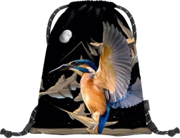 Baagl eARTh Drawstring Bag Kingfisher by Caer8th
