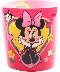 Rozā Minnie Mouse bērnu atkritumu grozs