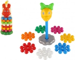 Plastmasas saliekamā piramīda ar gredzeniem 26 cm – 3 varianti