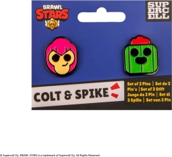 Brawl Stars nozīmīšu komplekts Colt un Spike