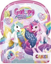 Galupy Rainbow Unicorn kolekcionējama vienradža figūriņa ar spārniem un Swarovski kristālu