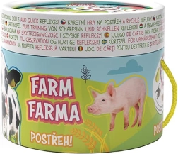 Uzmanābas kāršu spēle FERMA ar krāsojamo lapu