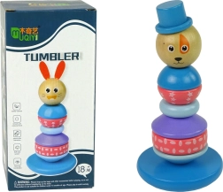 Koka izglītojoša piramīda Suns ar cepuri