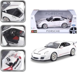 Metāla modelis Porsche 911 GT3 RS 4.0 1:18 – Bburago, balts