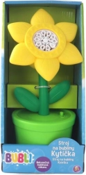 Flower-Shaped Bubble Machine - Yellow