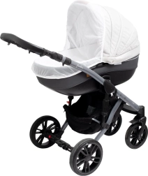 Moskitotīkls ratiņiem New Baby Basic, balts