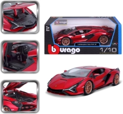 Metāla automašīnas modelis 1:18 Lamborghini Sián FKP 37 sarkans