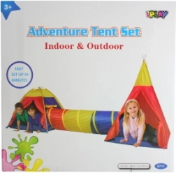 Bērnu telts ar tuneli 340 cm