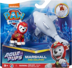 Paw Patrol Aqua Pups – Maršala figūriņa un delfīns ar kustīgu asti