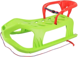 Plastmasas ragaviņas ar atzveltni Baby Mix Snow Star zaļas