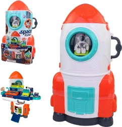 Kosmosa raķete ar piederumiem, darbināma ar baterijām