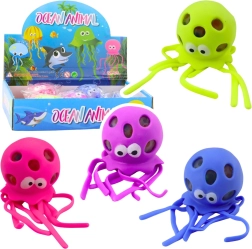 Antistresa gumija asteņu formā ar želejas bumbiņām