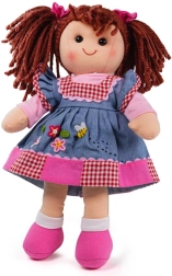 Auduma lelle Melody no Bigjigs Toys 34 cm