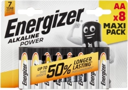 Sārma baterijas AA ENERGIZER Alkaline Power, 8 gab., blisters