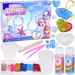 Radošā DIY kristāla rotājumu komplekts – piekariņi un kaklarotas