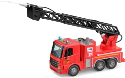 Ugunsdzēsēju auto ar ūdens smidzināšanu un efektiem, 30 cm