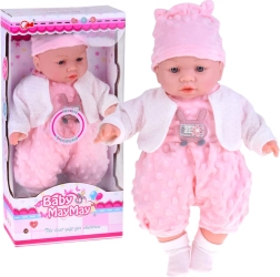 Interaktīva mīksta lelle zīdainis 40 cm ar skaņām