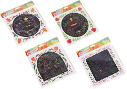 Ieskrāpējamais attēls 20x20 cm