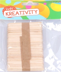 Koka nūjiņas 6,5x1 cm, 50 gab.