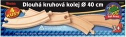 Maxim garās lokveida sliedes – komplekts 4 gab.