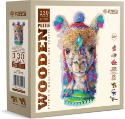 Koka puzle Mistiskā lama 130 detaļas WOODEN CITY
