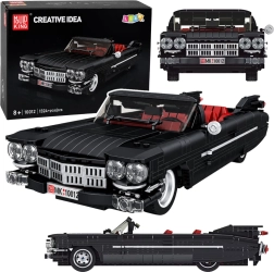 Konstruktors klasiskais kabriolets Cadi-Elrado melns 1324 detaļas