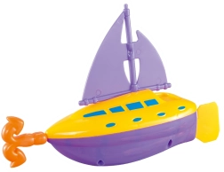 Uztināma laiva ar enkuru ūdenim