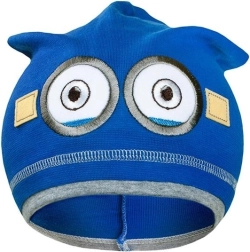 Bērnu rudens cepure New Baby ar Minionu motīvu, tumši zila, izmērs 110 (4–5 gadi)
