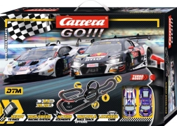 Automašīnu trase CARRERA GO!!! DTM Speed Giants 8,9 m ar lūpu (loopingu)