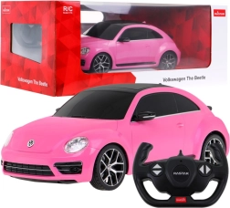 RASTAR RC Volkswagen Beetle 1:14 radiovadāma automašīna – Rozā