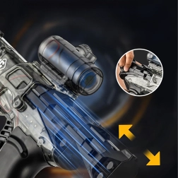 Elektriskā ūdens pistole ar automātisko šaušanu un akumulatoru, darbības distance 10 m