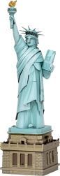Premium sērijas 3D metāla puzle – Brīvības statuja