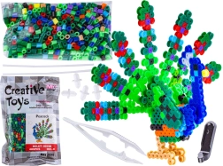 Iron-on beads 3D – peacock in a bag
