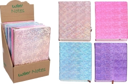 Rindiņu piezīmju bloks 21 × 14,5 cm, 100 lapas – krāsu mikss