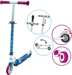 Saliekamais bērnu skrejritenis DISNEY FROZEN ar regulējamiem stūres ragiem – bojāts iepakojums