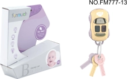 Mīksta atslēgu komplekts ar piekariņu ar gaismām pašiem mazākajiem