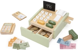 PolarB Wooden Children's Cash Register