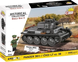 Panzer 38(t) / LT vz. 38 2-in-1 konstruktors – 690 detaļas