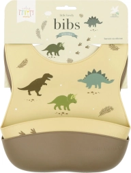 A Little Lovely Company silikona bērnu priekšautiņu komplekts – Dinozauri