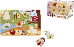 Koka puzle 9 gabali – 28 × 18 cm