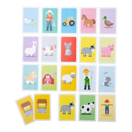 Kāršu spēle Snap! Ferma no Bigjigs Toys