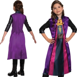 Meiteņu kostīms Anna no Disney Frozen 94–109 cm (3–4 gadi)
