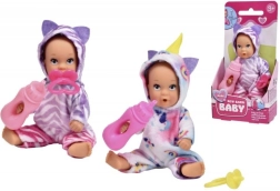 Mini lelle New Born Baby Onesie 12 cm