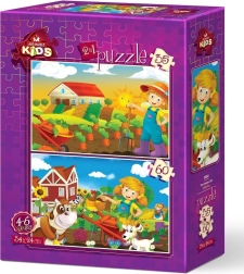 Farmer Girl Puzzle 35 + 60 pieces