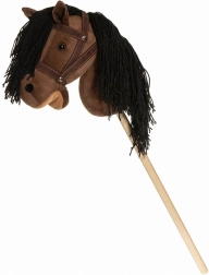 Koka kājsoma Hobby Horse brūns ar iemauktiem 80 cm
