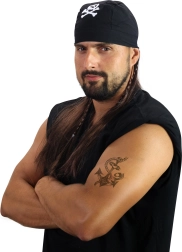 Pirātu parūka ar lakatu